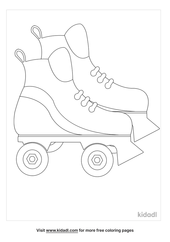 Roller Skate Coloring Pages | Free Fashion-and-beauty Coloring Pages |  Kidadl