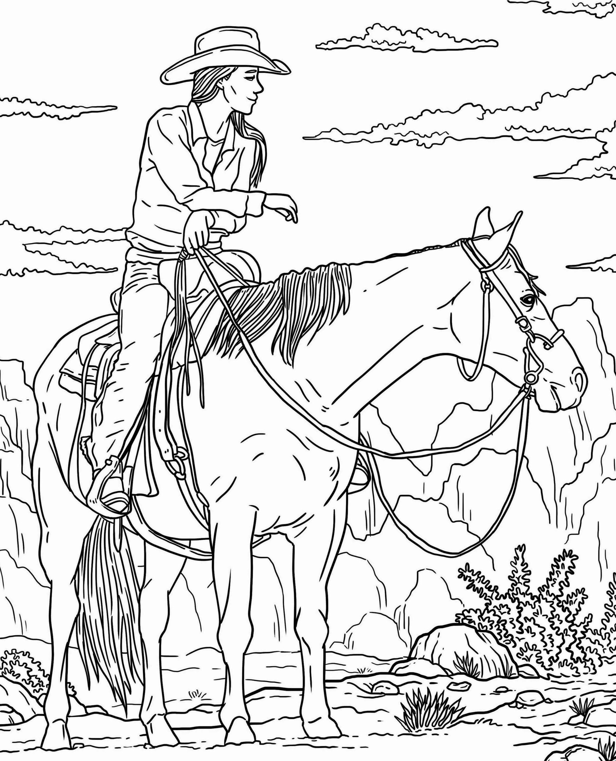 horse-rider-coloring-pages-coloring-home