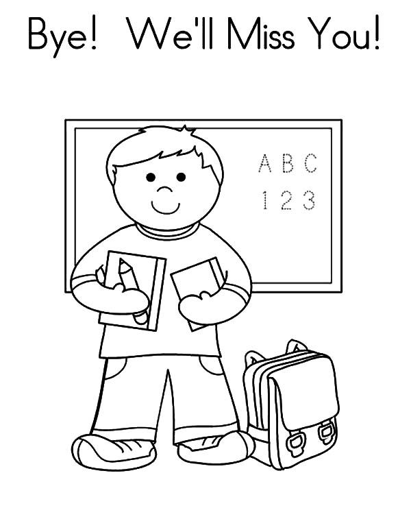 I Miss You Coloring Pages | I miss you card, Kindergarten coloring pages,  Miss you