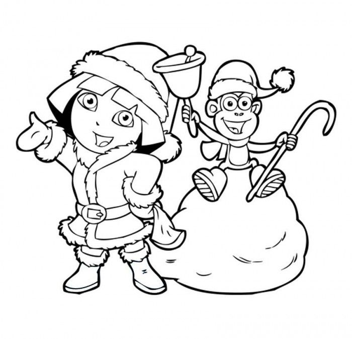 Disney Christmas Coloring Pages For Kids Printable - Coloring Home