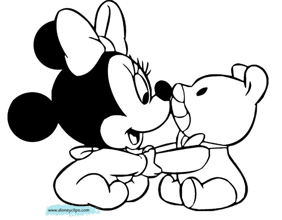 Download Baby Minnie Coloring Pages - Coloring Home
