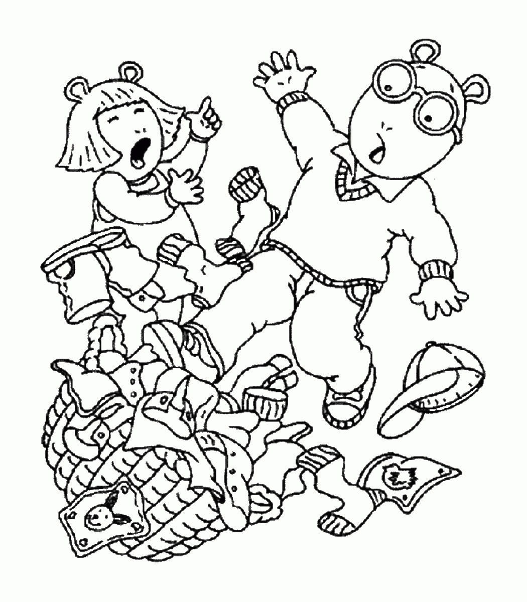 Arthur Coloring Pages   Coloring Home