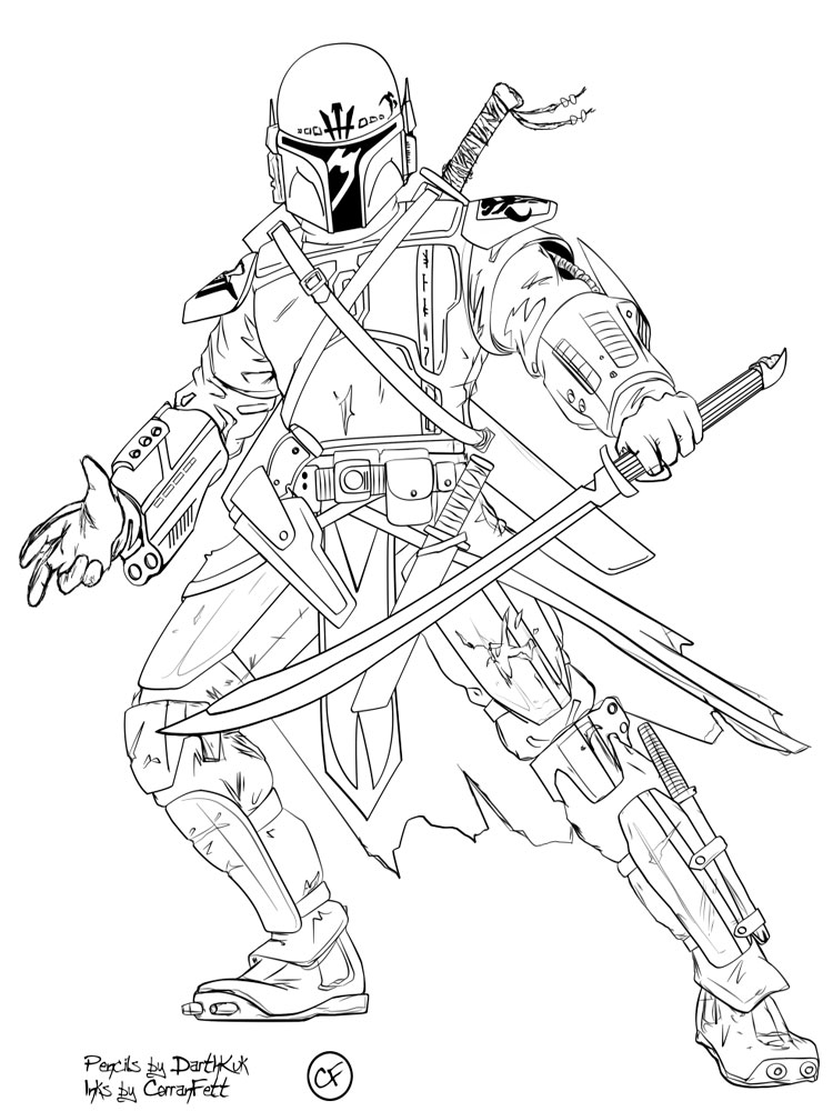 Mandalorian Coloring Pages | 40 New images Free Printable