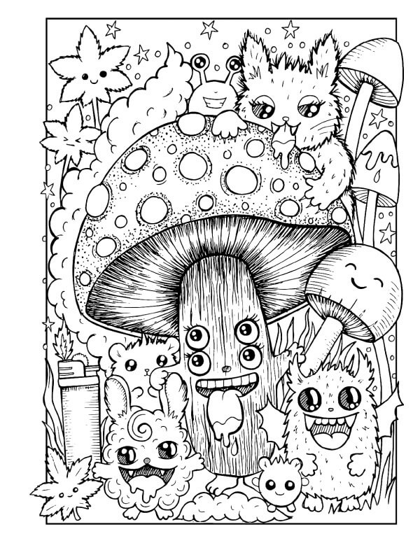 Stoner 1 Coloring Page - Free Printable Coloring Pages for Kids