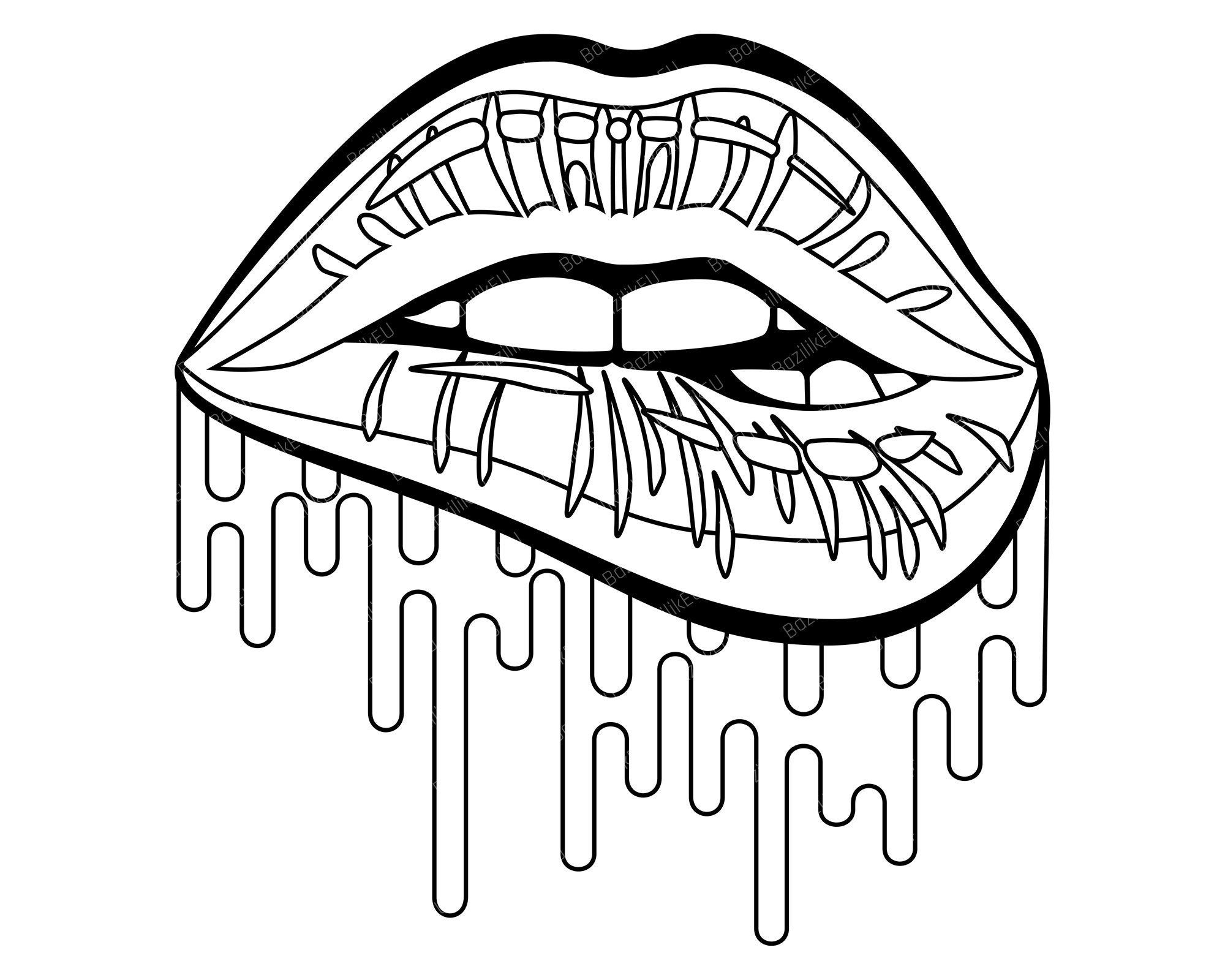 Lesbian Pride Lips SVG, Dripping Lips, Lip Print, Lesbian Art SVG,  Sublimation Of Lips, Lips Art, Pretty Lips Digital File for Cricut in 2021