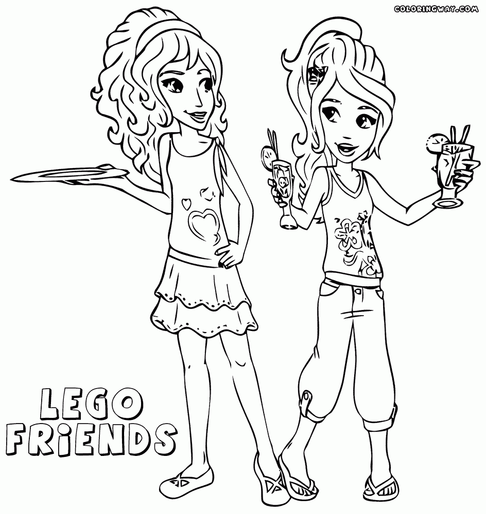 Lego Friends Coloring Pages - Widetheme