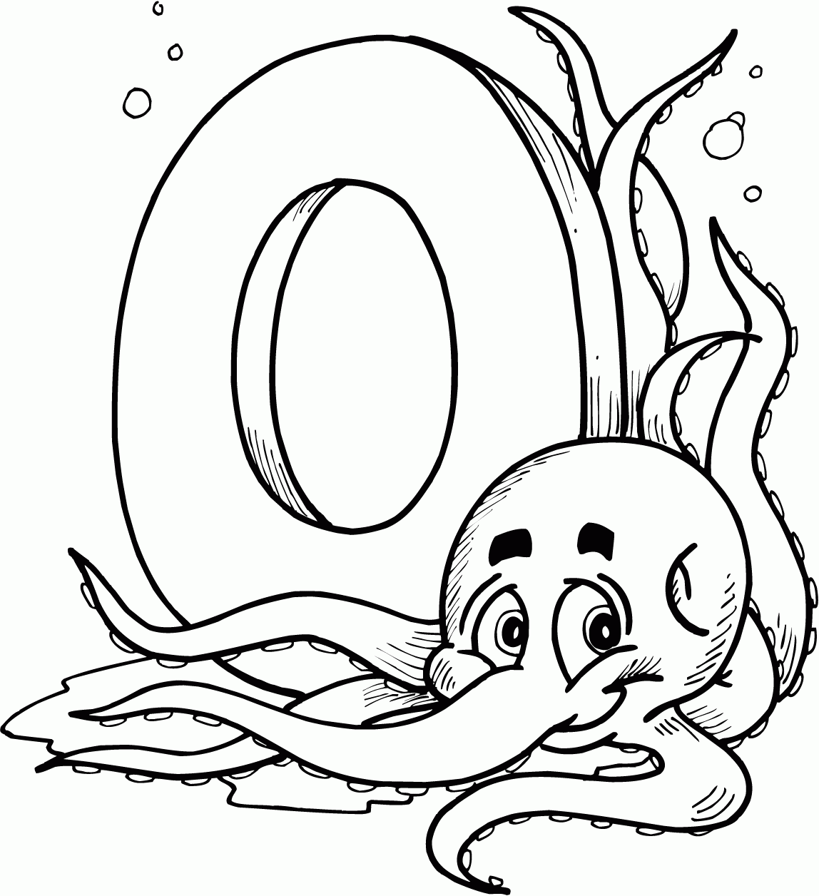 letter o coloring pages printable for kids - Coloring Point