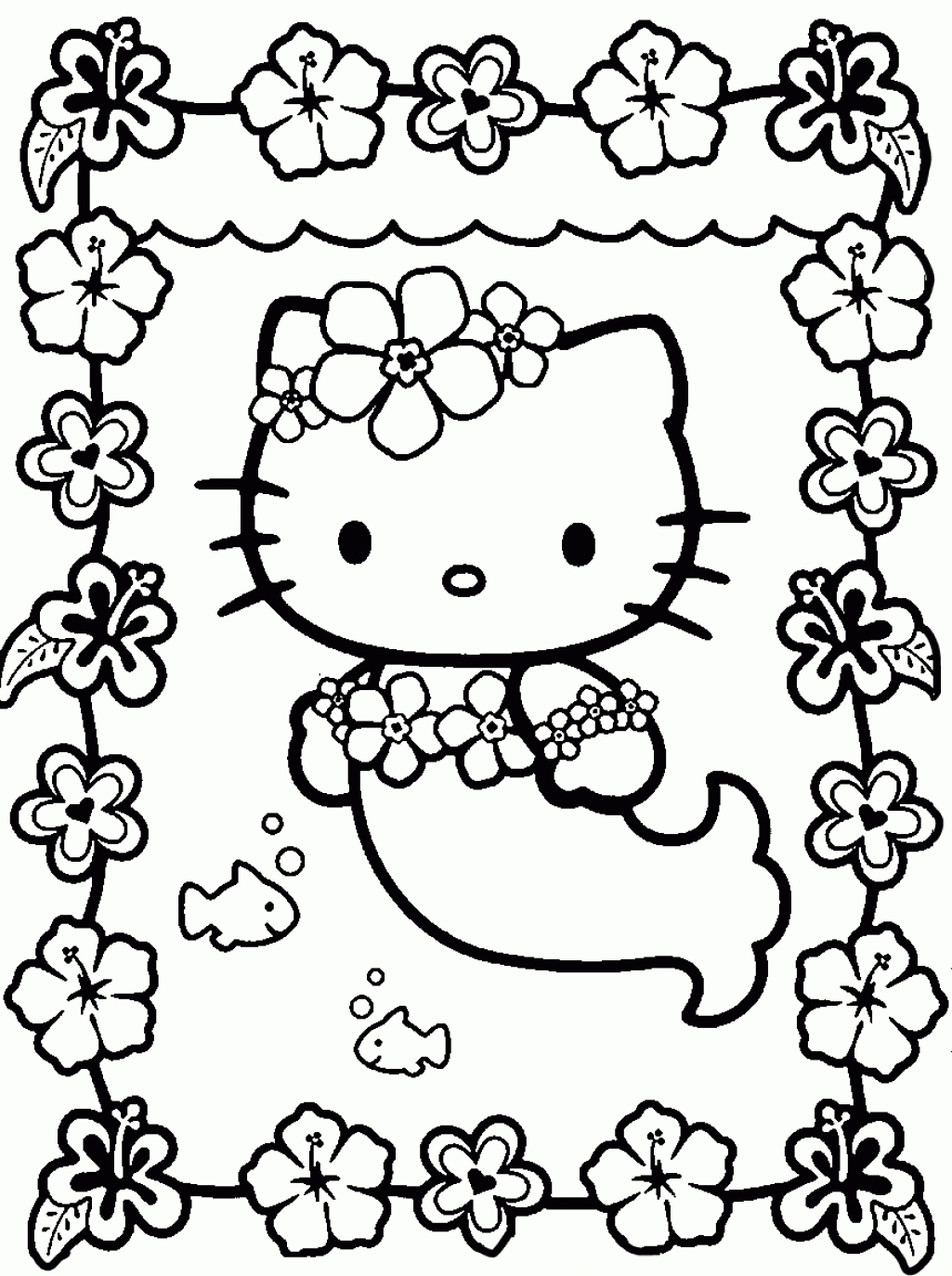 Free Printable Coloring Pages For Girls | stisch32bit