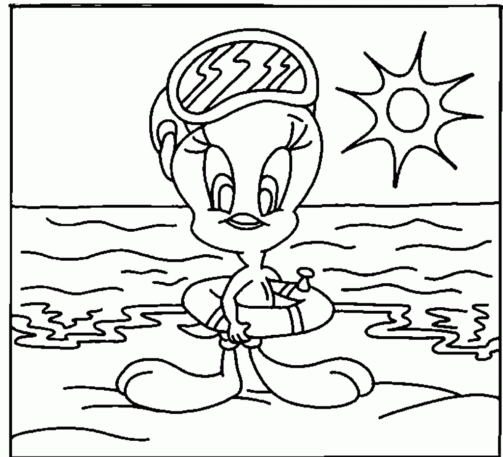 Free Preschool Summer Coloring Pages - Coloring Home