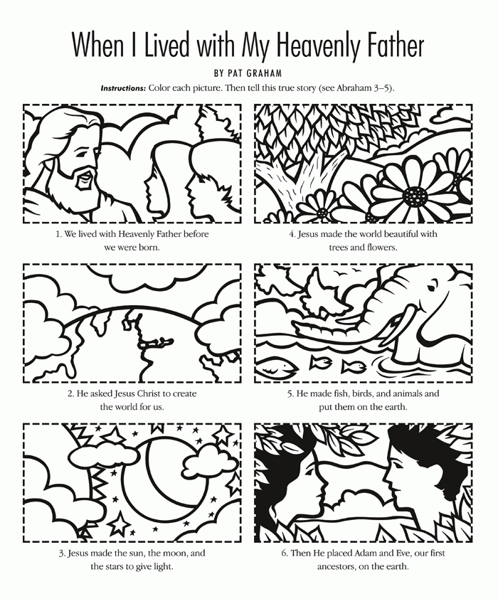 Free Creation Story Coloring Pages - High Quality Coloring Pages