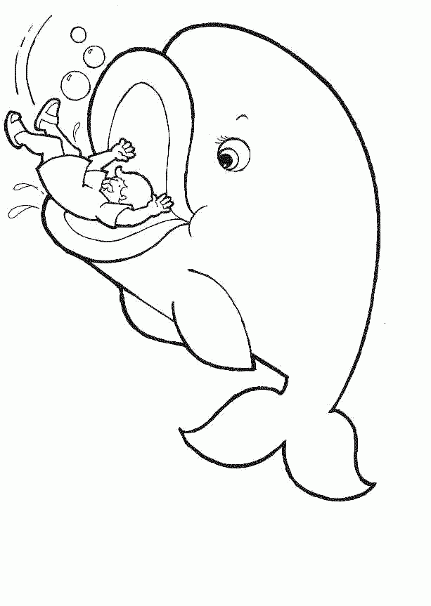 Online Jonah And The Whale Coloring Pages To Download And Print ...