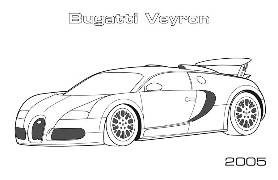 Road and Sports Cars - Car Coloring Pages