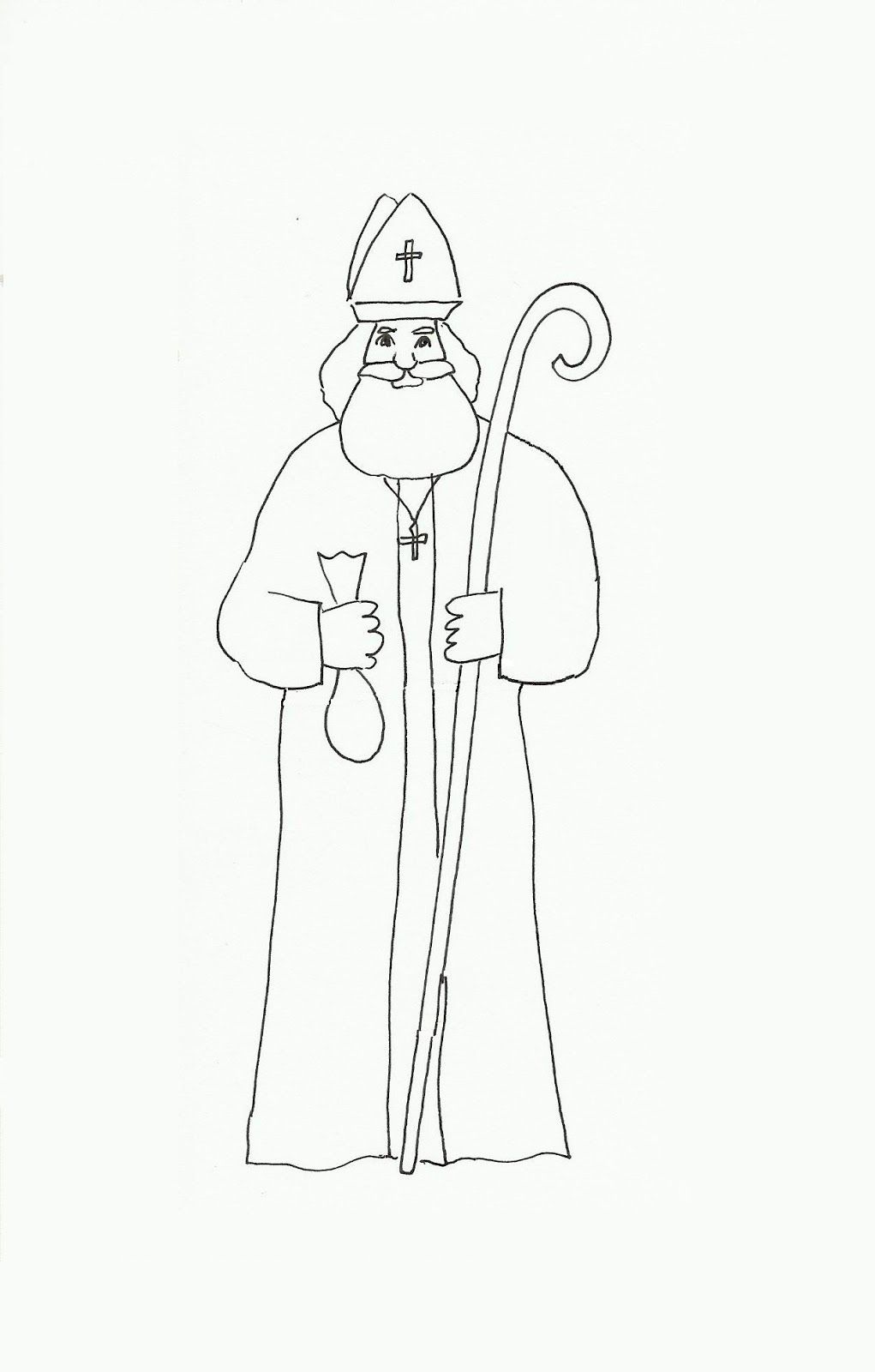 com category coloring pages sub category st nicholas coloring ...