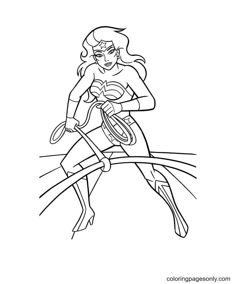 Wonder Woman Lasso Of Hestia Coloring Pages - Wonder Woman Coloring Pages - Coloring  Pages For Kids And Adults