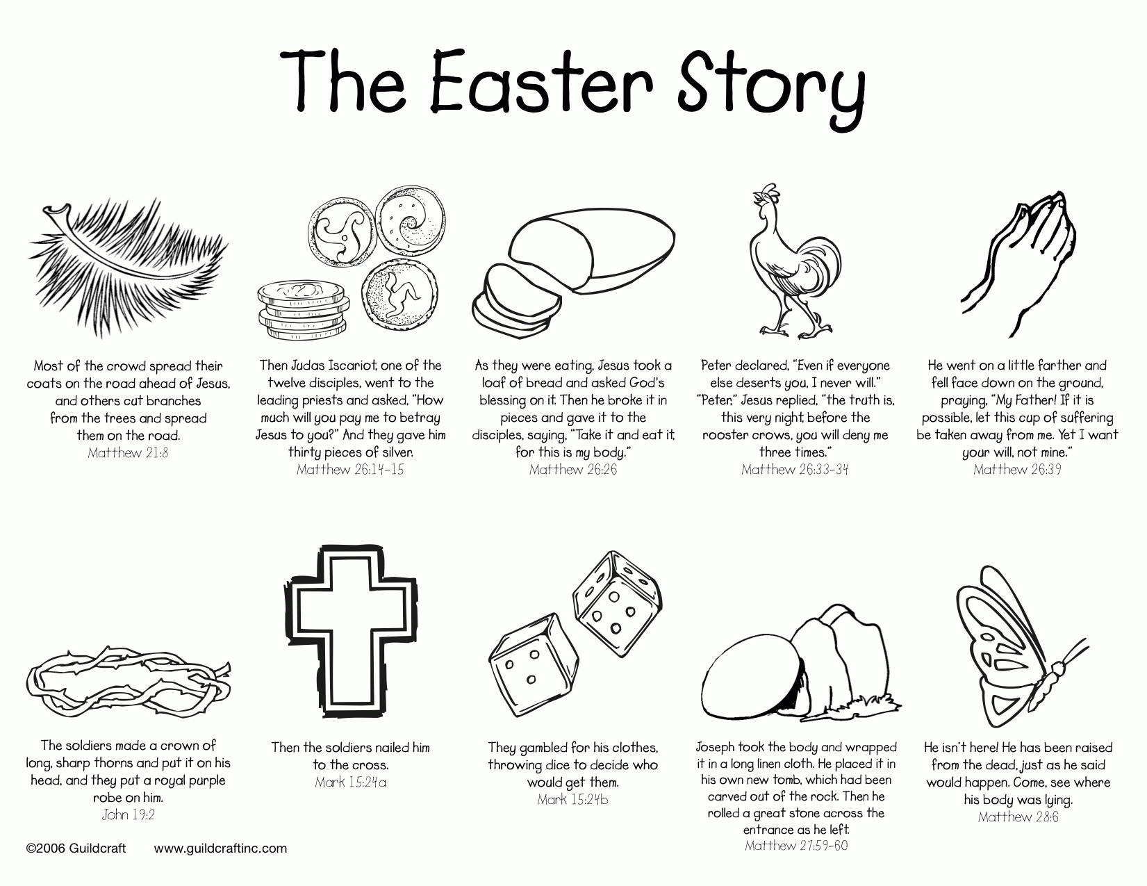 Easter Story Coloring - Colorine.net | #25248