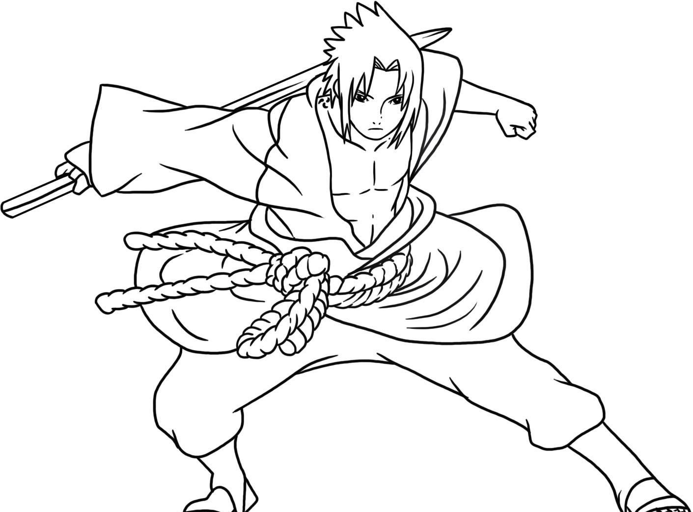 Naruto Shippuden : Naruto Coloring Pages Sakura Fighting. Sasuke ...
