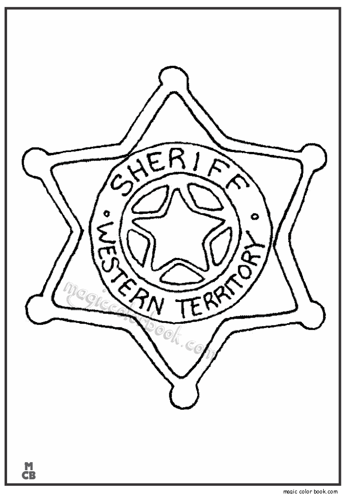 Sheriff+star+Cowboy+coloring+pages | Wild west crafts, Wild ...