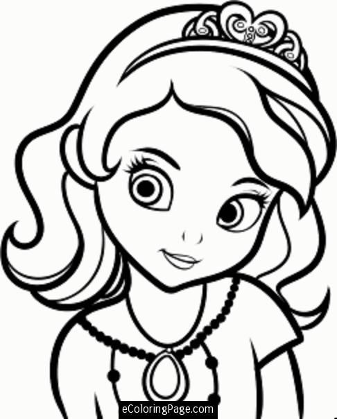 princess sofia coloring pages to print
