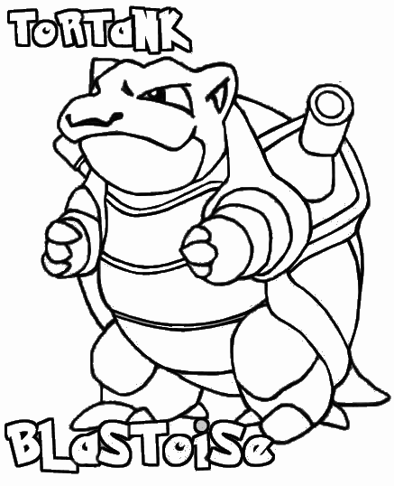 Pokemon Coloring Pages Mega Blastoise - Drawing Inspiration - Coloring Home