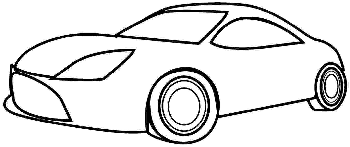 how to draw a simple race car