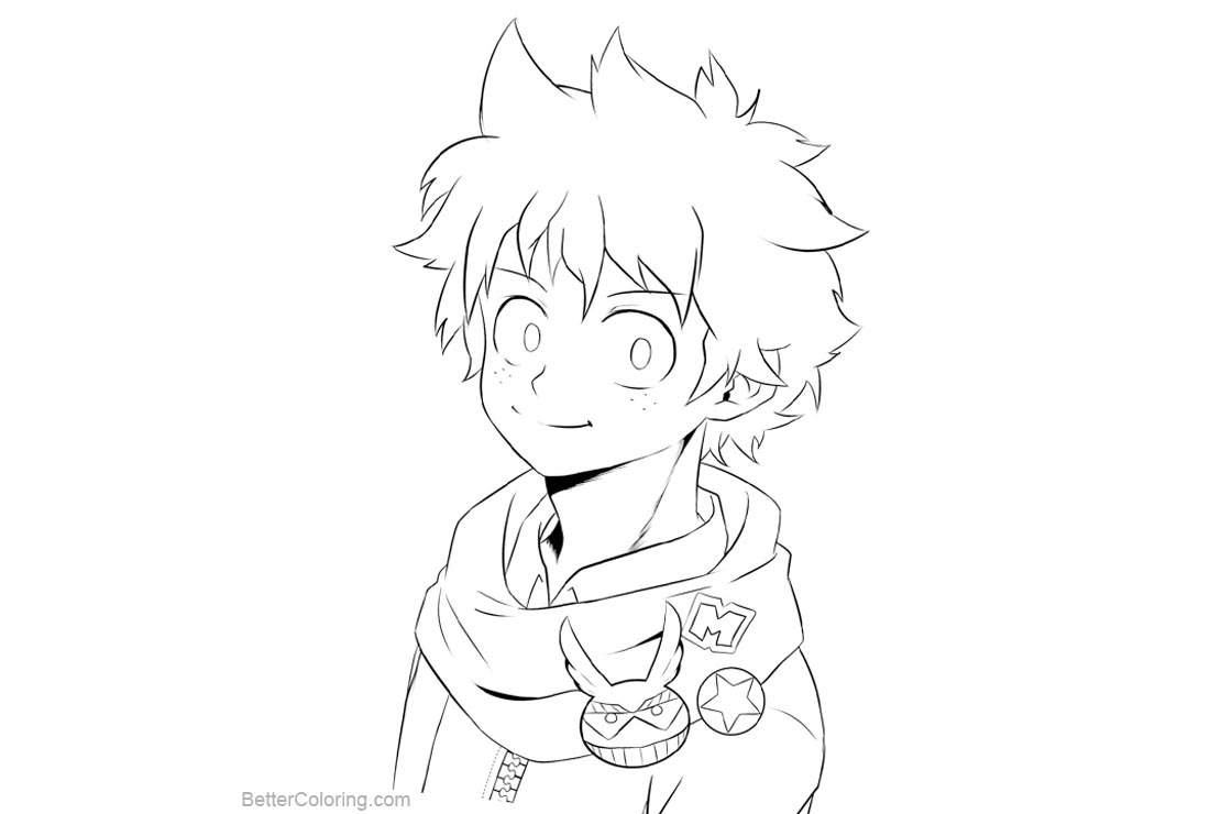 My Hero Academia Coloring Pages - Coloring Home