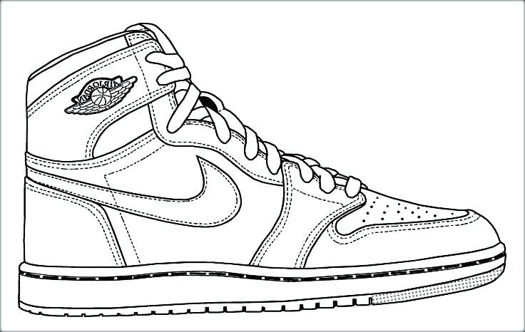 Nike Air Coloring Pages