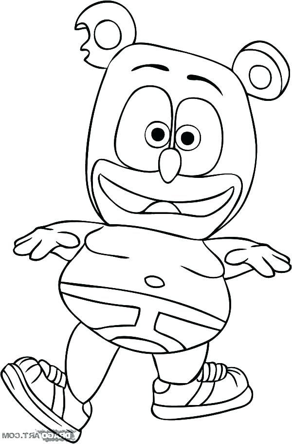 Gummy Bears Coloring Pages Coloring Home