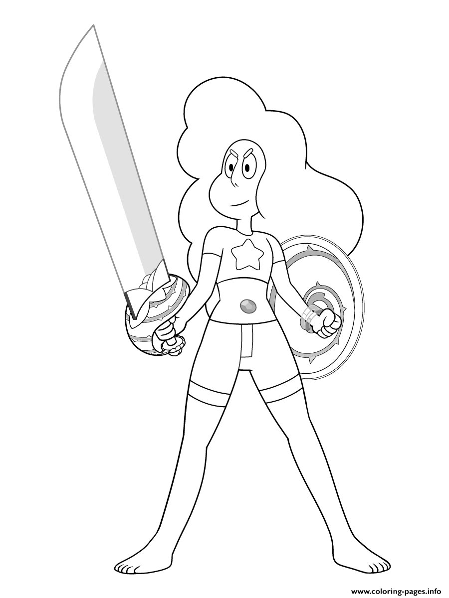 Stevonnie From Steven Universe Coloring Pages Printable
