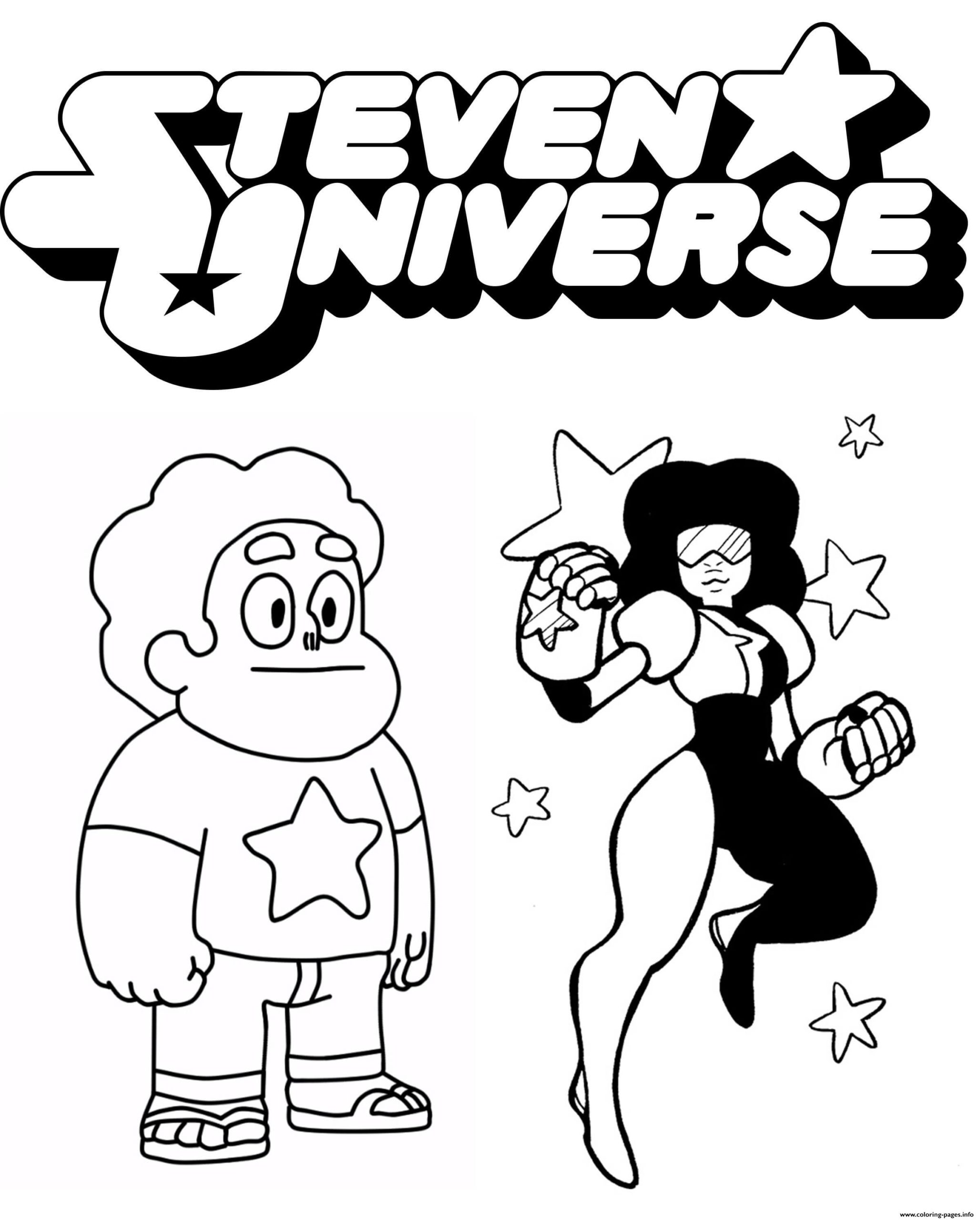 Steven Universe Christmas Coloring Pages