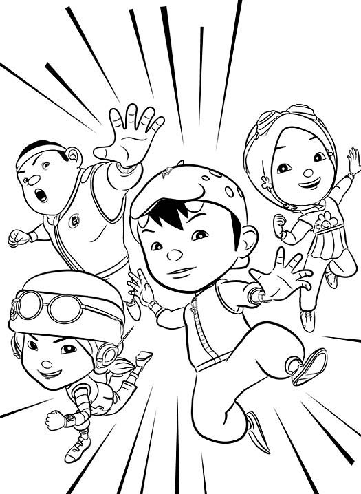 Printable Boboiboy Coloring Pages | Cartoon coloring pages ...