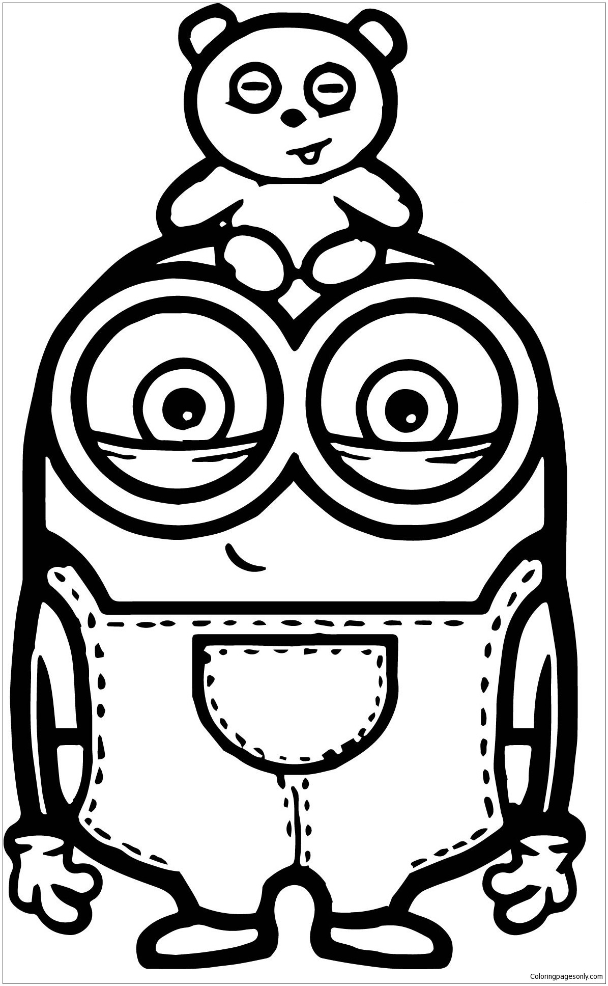 Download Minion Bob Coloring Pages - Coloring Home