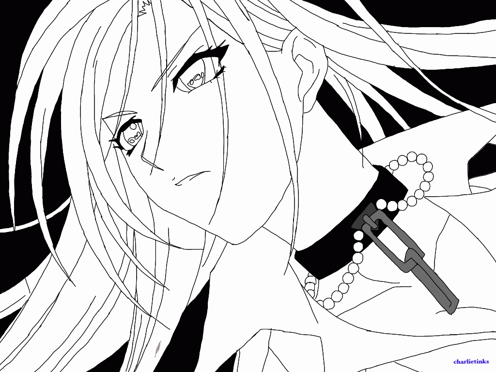 20 Pics Of Anime Vampire Coloring Pages   Anime Vampire Knight ...