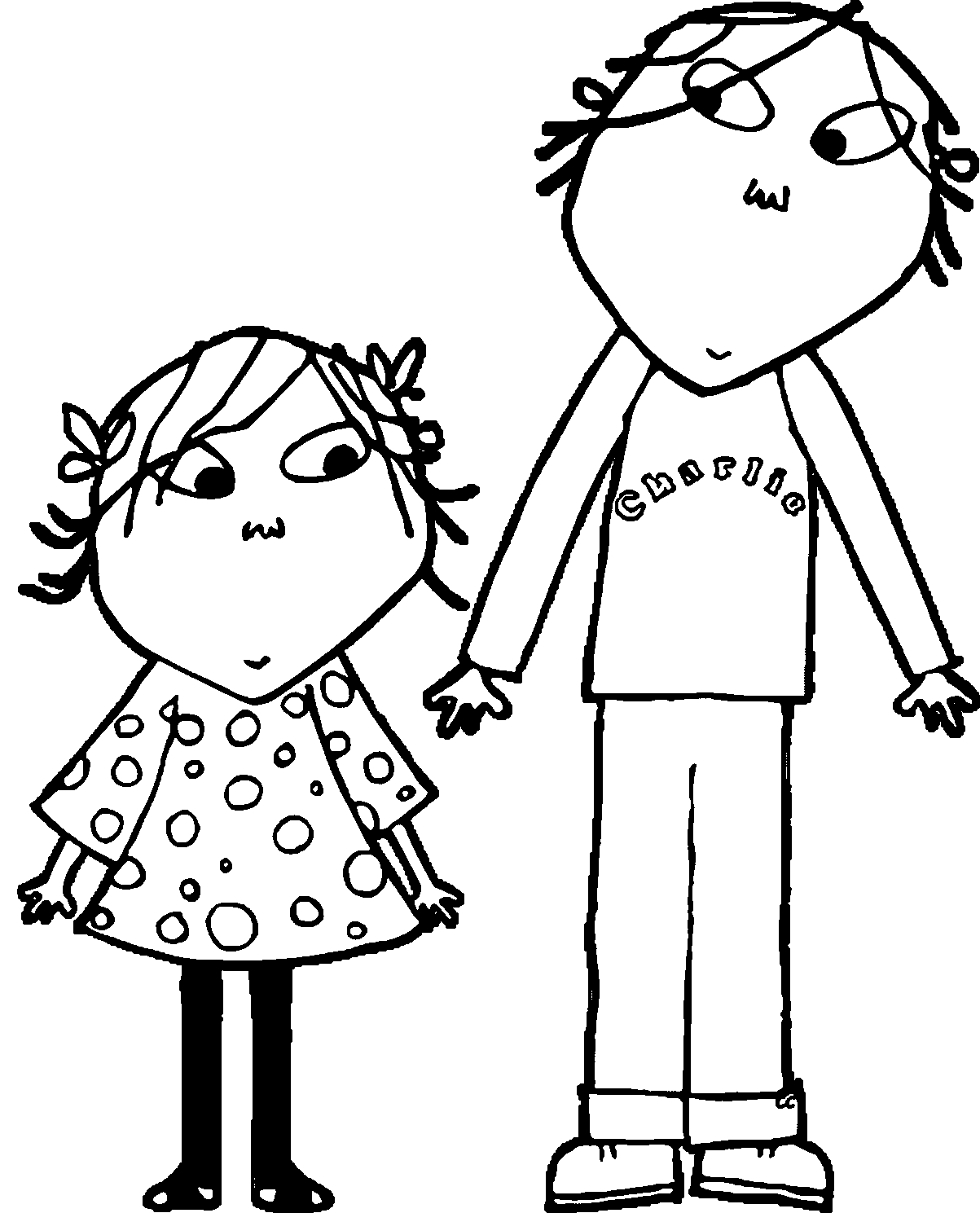 Charlie And Lola Coloring Page 27 | Wecoloringpage