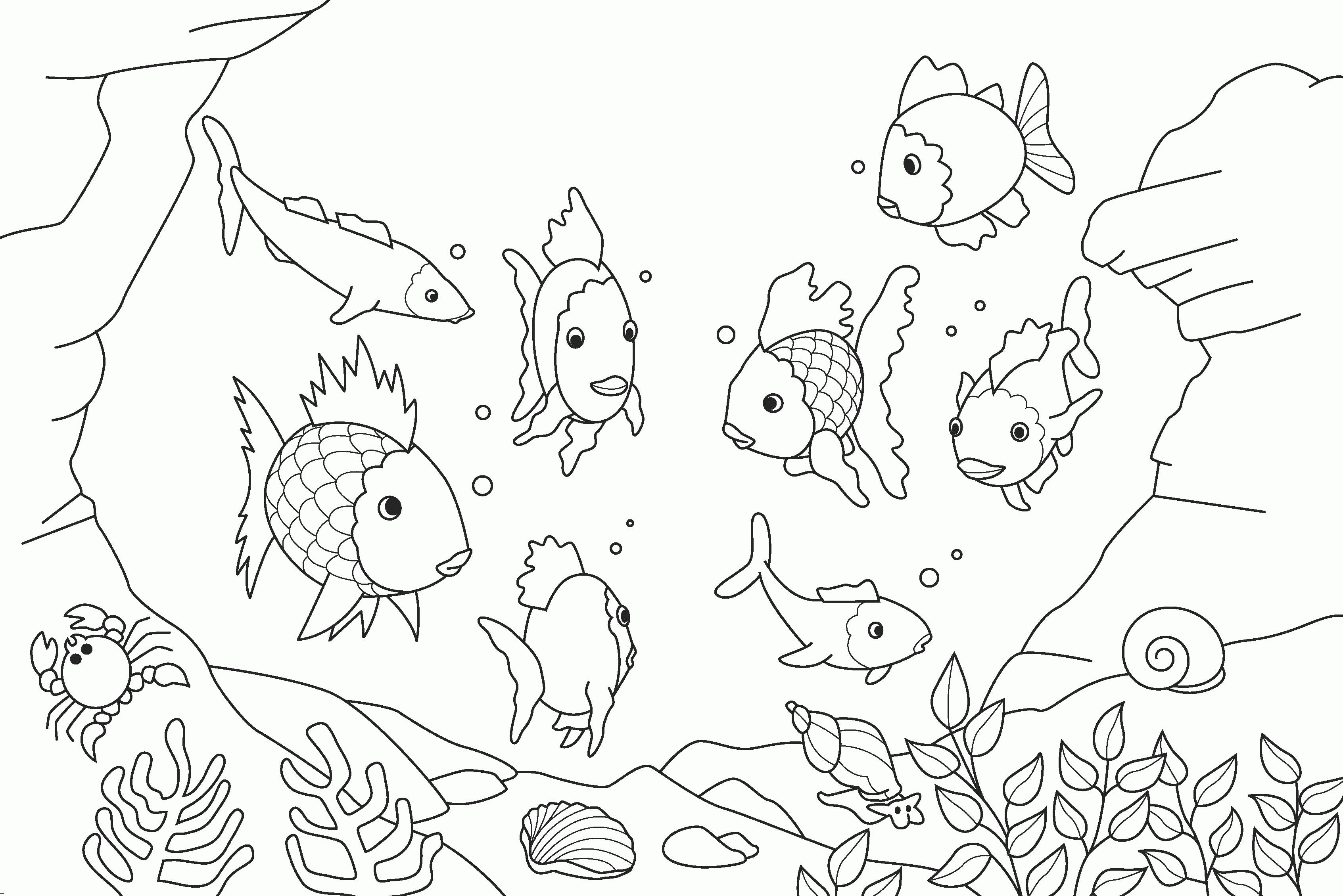 Related Fish Coloring Pages item-11688, Fish Coloring Pages Free ...