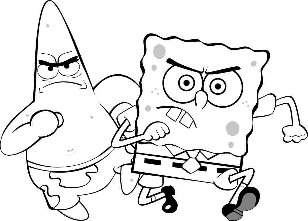 Spongebob Squarepants Patrick Star Coloring Pages Printable ...