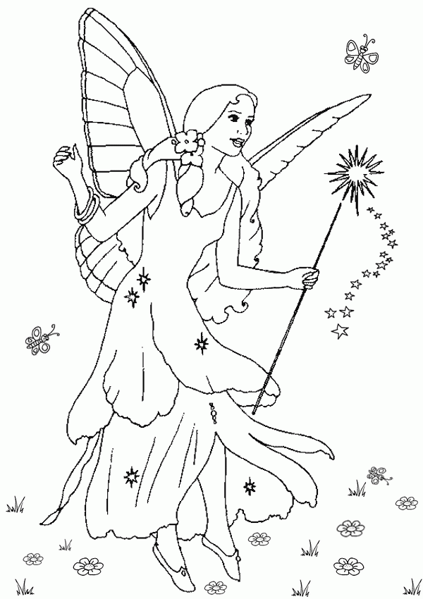 Free Printable Tooth Fairy Coloring Pages - High Quality Coloring ...