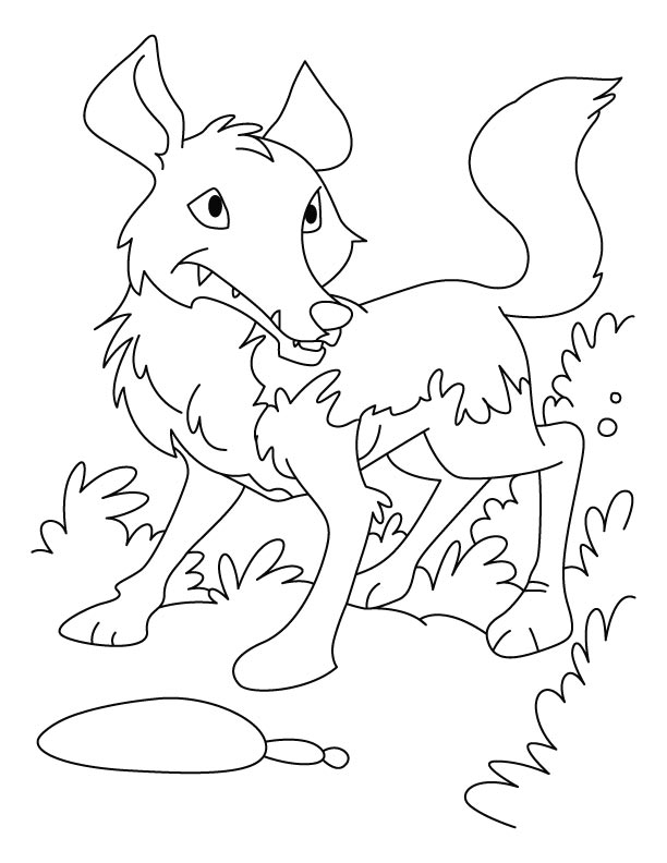 Long-legd wolf coloring pages | Download Free Long-legd wolf 