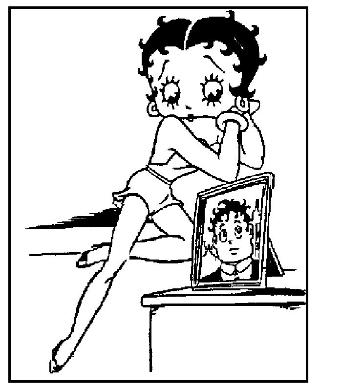 Betty Boop Coloring Pages | Coloring Pages To Print