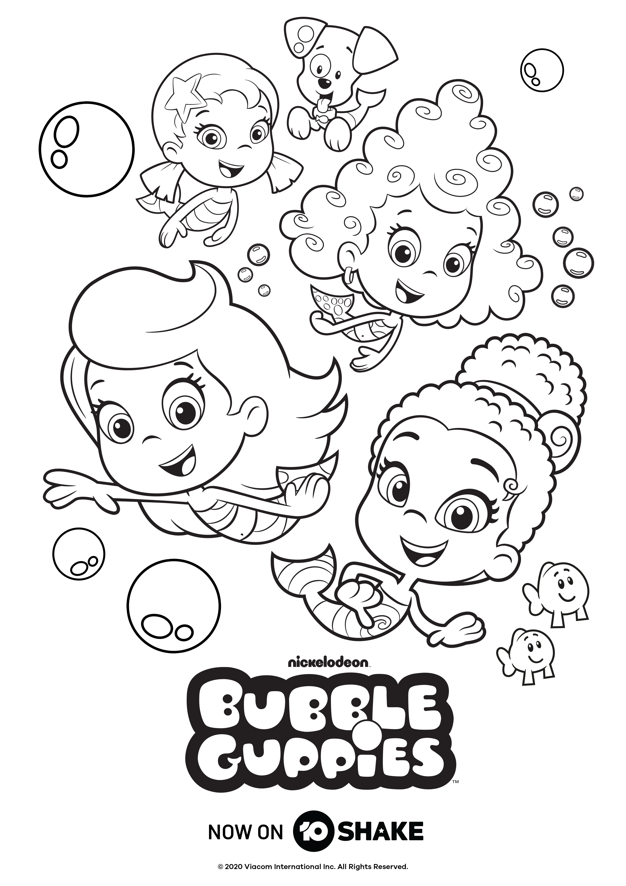 10 Shake Colouring In Pages - Network Ten