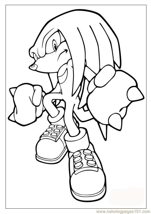 Sonic 02 Coloring Page for Kids - Free Sonic X Printable Coloring Pages  Online for Kids - ColoringPages101.com | Coloring Pages for Kids