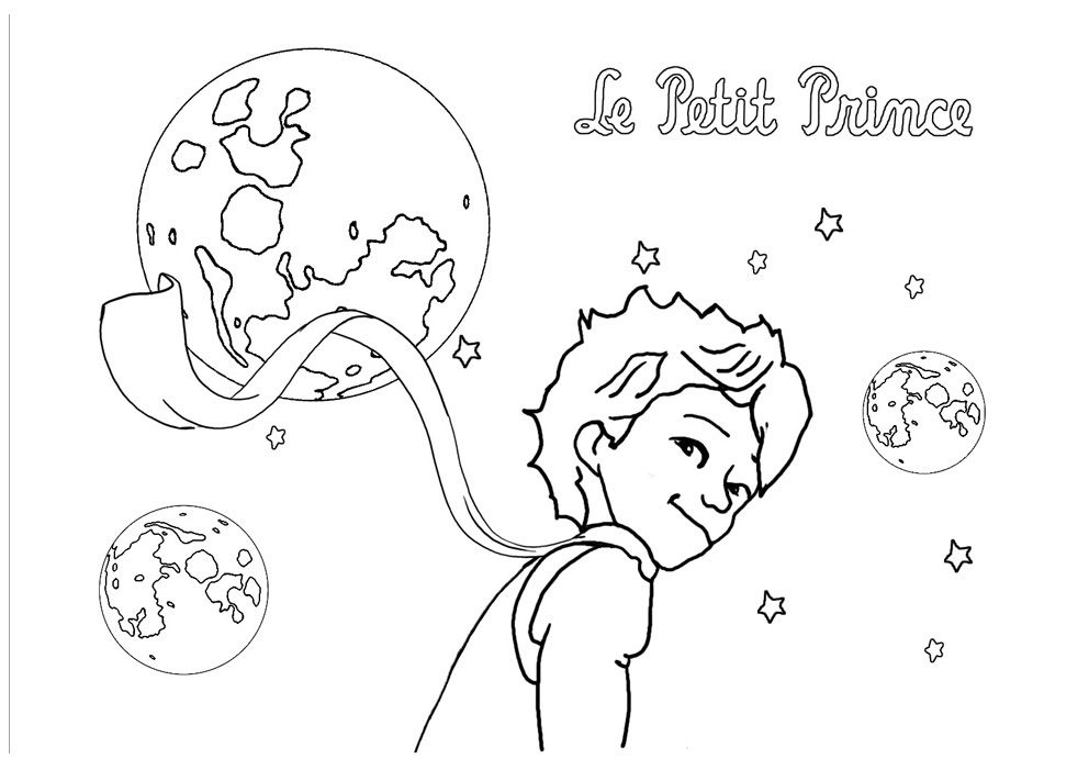 The little prince coloring pages - Coloring for kids : coloriage ...