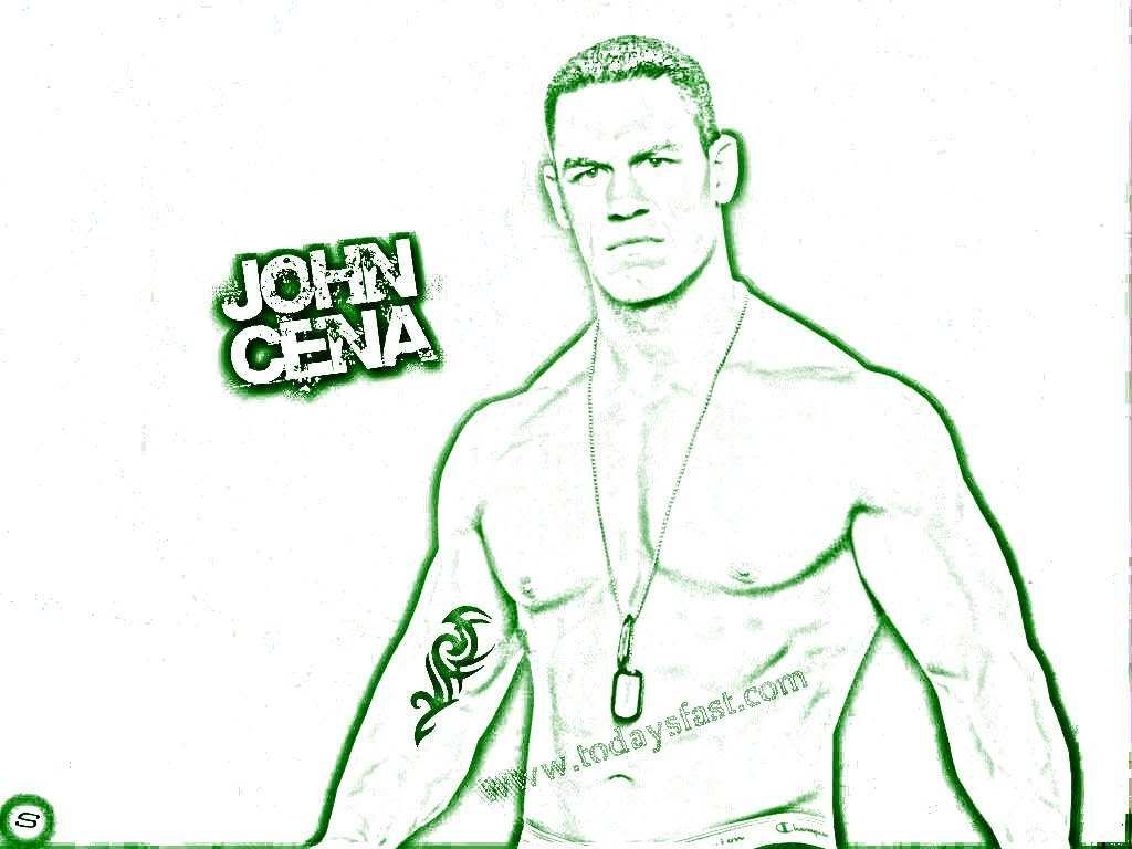 Free Coloring S Of Wrestlemania John Cena Coloring Pages Printable ...