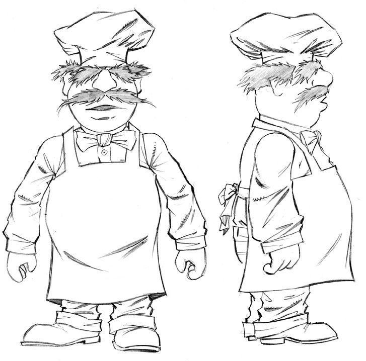 Swedish chef, Coloring pages and Chefs