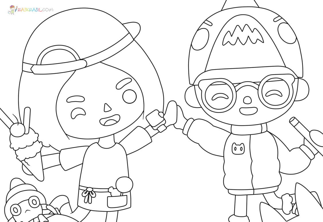 Toca Life Coloring Pages - Coloring Home