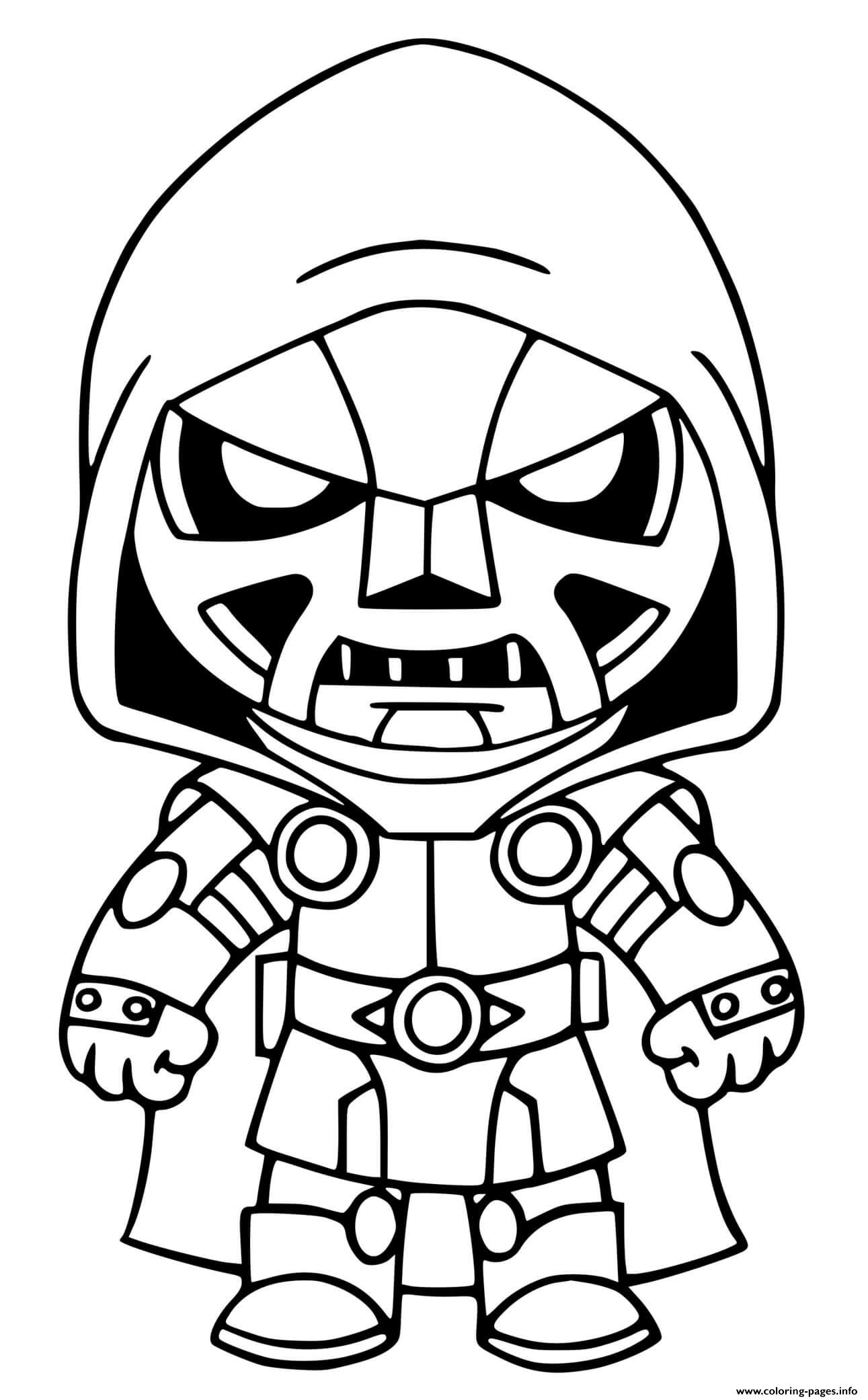 Doctor Doom Fortnite Coloring Pages Printable