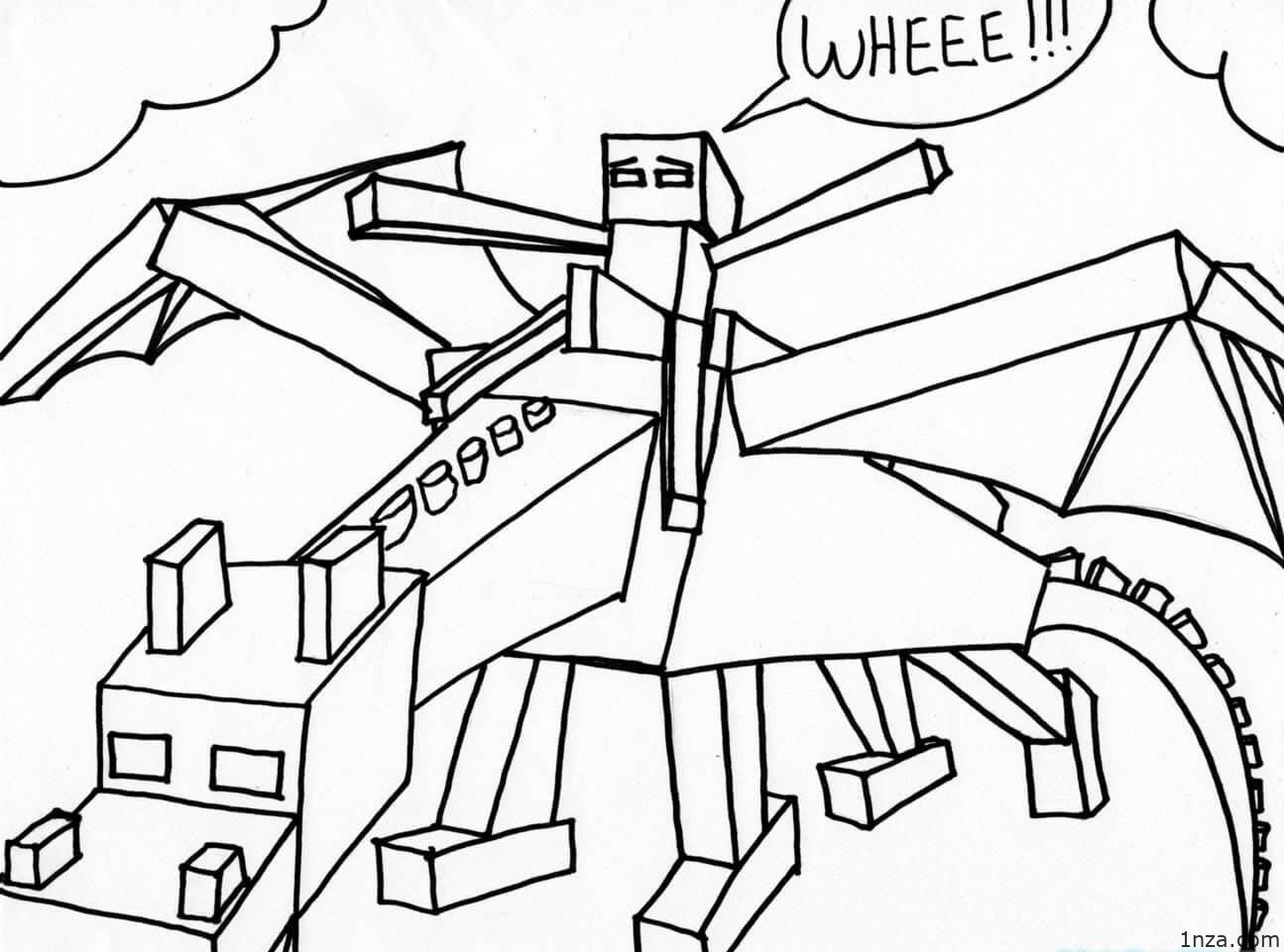 Minecraft Coloring Pages - 1NZA