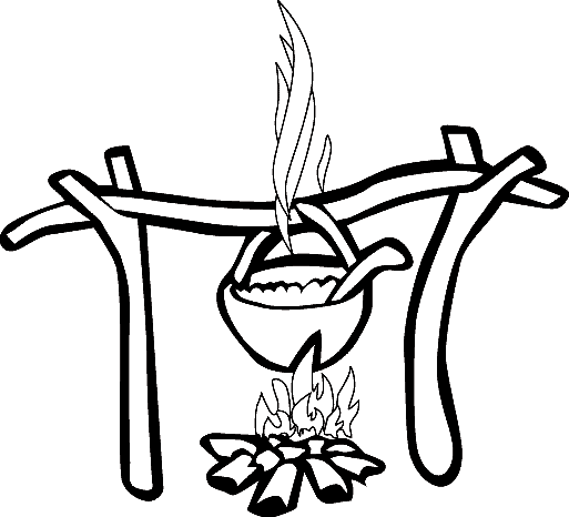 Campfire #156783 (Nature) – Printable coloring pages