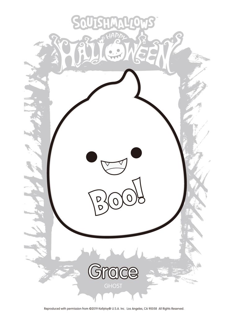 Halloween Squishmallows Grace Coloring Pages. | Halloween coloring book,  Cool coloring pages, Coloring pages