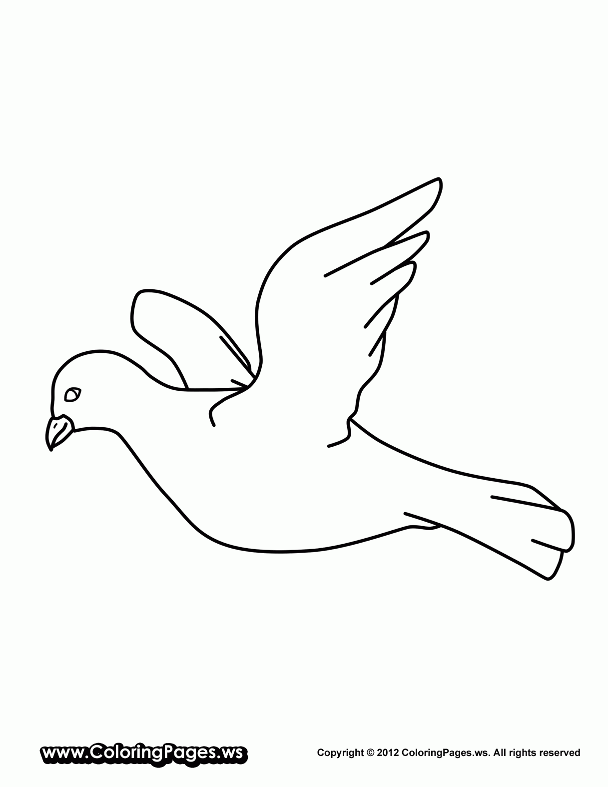 How To Make Doves Coloring Pages Free Coloring Pages - Widetheme