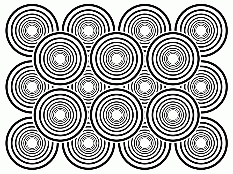 Free coloring pages of illusions to color